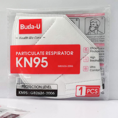 Folding KN95 Particulate Respirator Mask With GB2626-2019 Standard Buda-U BU-E978