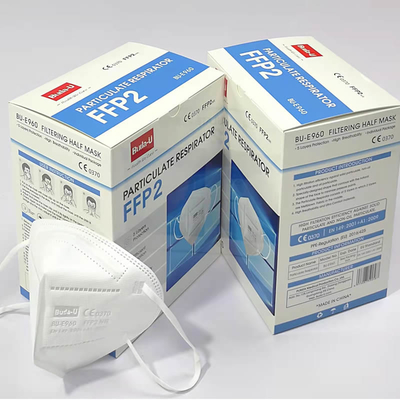 BU-E960 Disposable FFP2 Mask Outlet CE 0370 High Protection Breathable