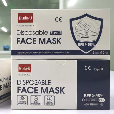 3 Layer Medical Protective Mask For Covid , Protective Air Pollution Mask