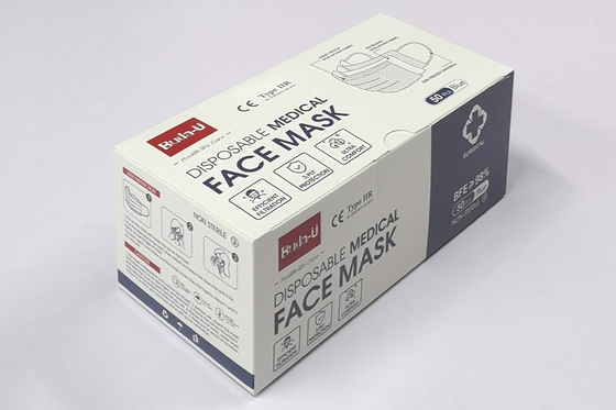 ASTM Disposable Surgical Face Mask , 3 Ply Disposable Masks ASTM Level 3