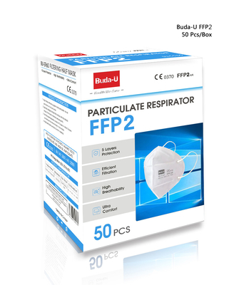 FFP2 Face Mask Particulate Respirator , FFP2 Filtering Half Mask , 1 Pcs Pack Or 10 Pcs Pack 50 Pcs /Box