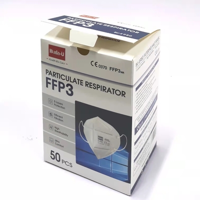 99% Min Filtration Efficiency FFP3 Filtering Half Mask CE NB0370 Approved