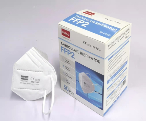 FFP2 NR Filtering Half Mask With Five Layers EN 149 : 2001 + A1 : 2009 Approved