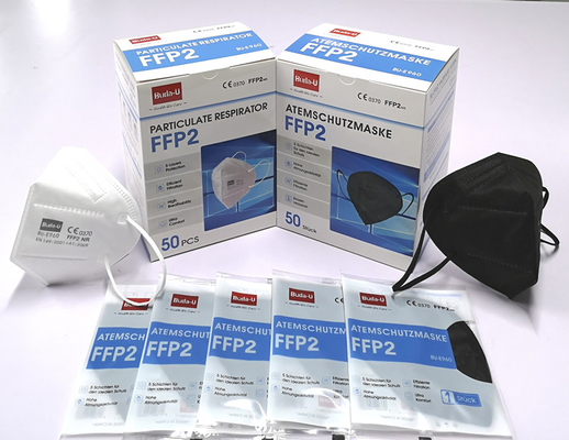 EN 149:2001+A1:2009 Folded FFP2 Particulate Respirator With Five Layers
