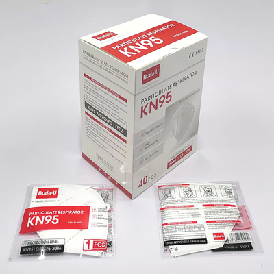 FDA EUA KN95 Face Mask For COVID Prevention Folding Protective 40pcs/Box