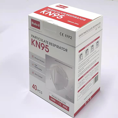 FDA EUA KN95 Face Mask For COVID Prevention Folding Protective 40pcs/Box