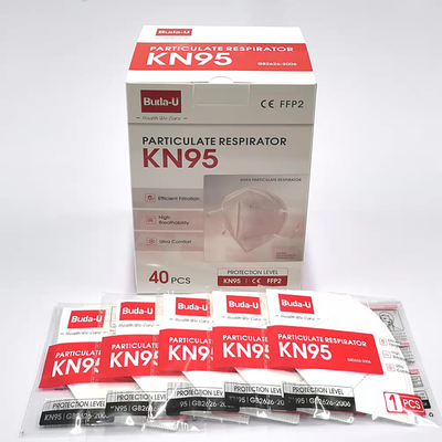 EUA Approved KN95 Respirator Masks GB2626-2019 Standard White 40pcs