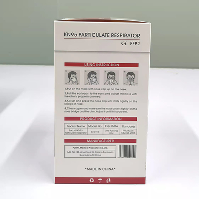 EUA Approved KN95 Respirator Masks GB2626-2019 Standard White 40pcs