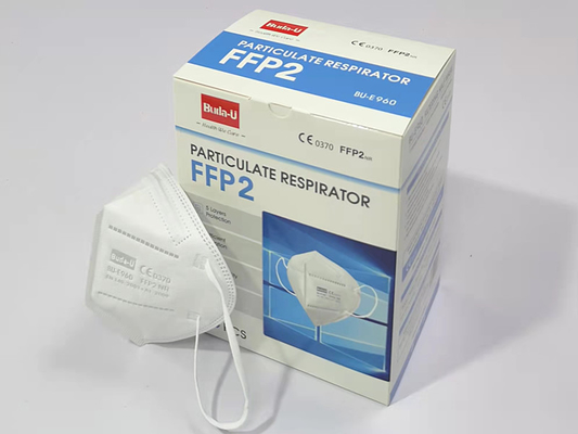 BU-E960 FFP2 NR Face Mask Internal Nose Clip With PPE Regulation