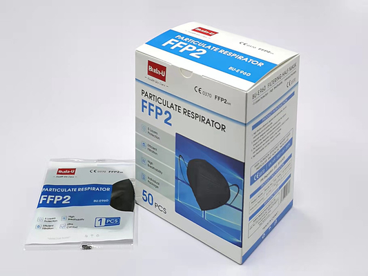 BU-E960 Adult FFP2 Face Masks With Ear Loops CE Certification And Device Listed