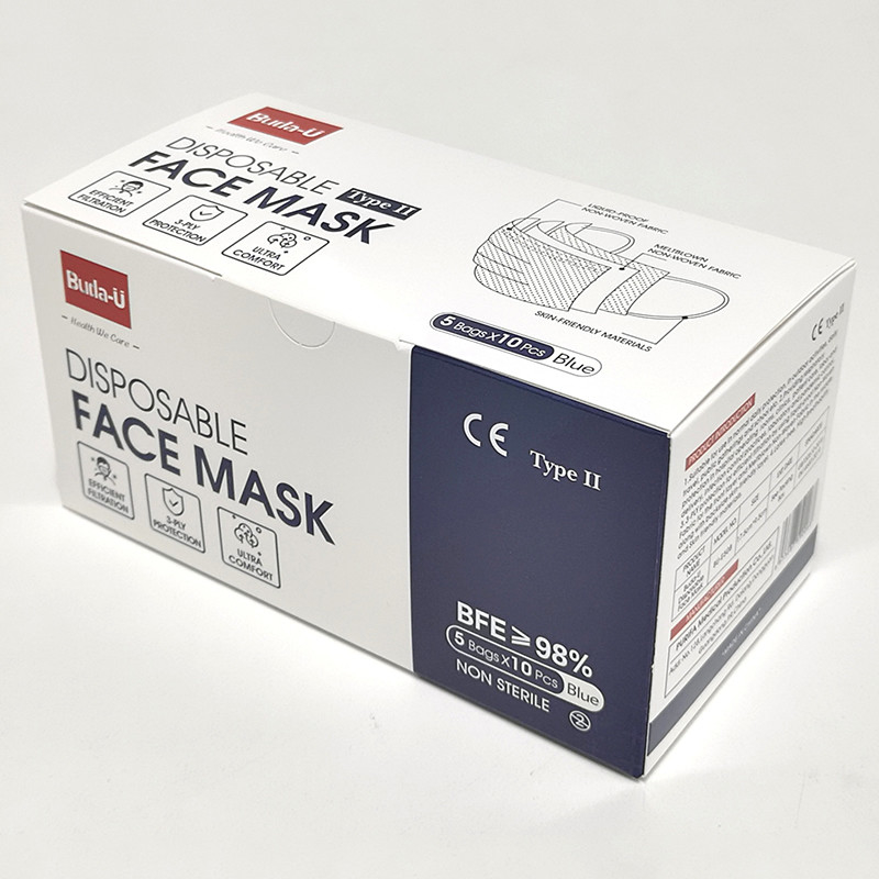 ASTM Level 2 Medical Face Mask With Earloops Ce Approved Anti PM2.5