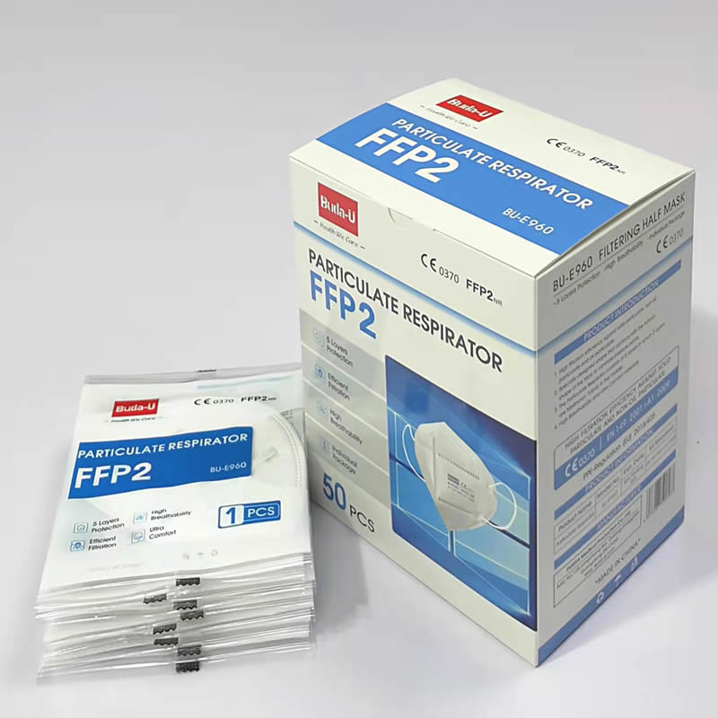 Adult Filter Protective FFP2 Masks Five Layer With High Efficiency