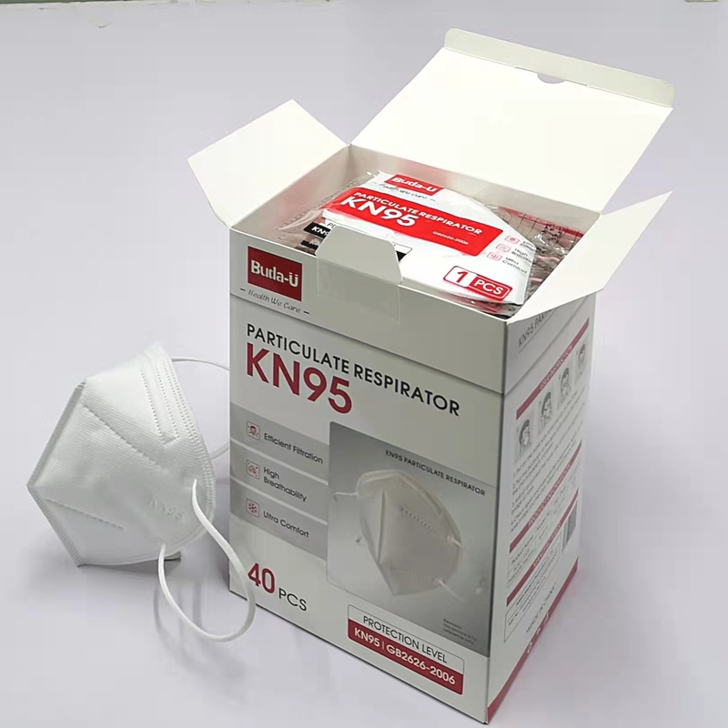 FDA EUA Listed 5 Layer KN95 Particulate Respirator 40pcs