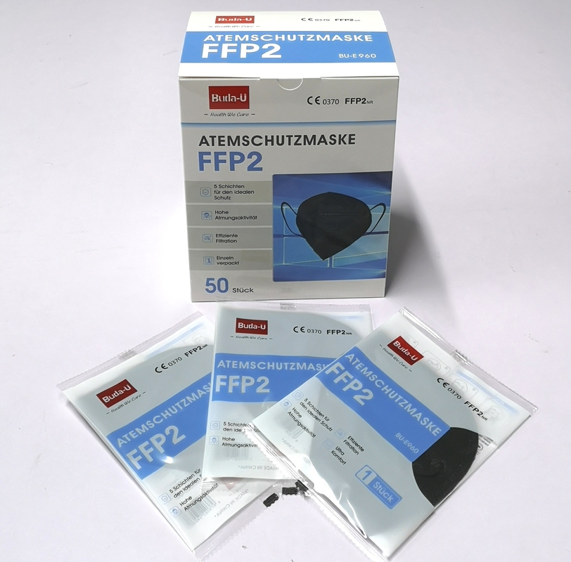 German Packing FFP2 Face Mask , FFP2 Particle Filtering Half Mask FFP2 Face Mask In Germany