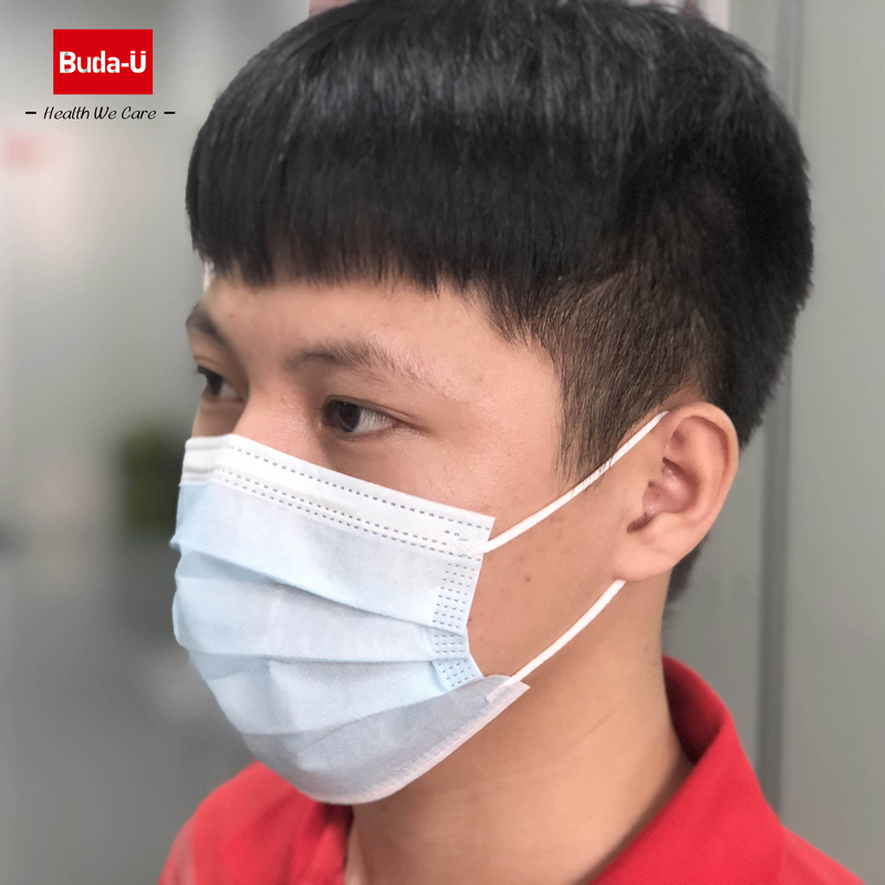 ASTM Level 2 Disposable Medical Protective Mask , FDA Certification And Device Listed , BFE≥98%