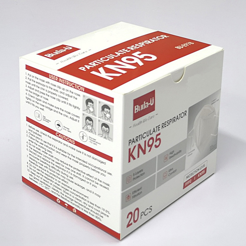 5 Layer KN95 Particulate Respirator , KN95 Face Mask FDA Approved
